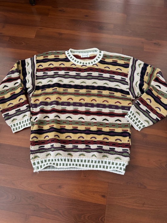 Protege Collection Other - Vintage-Inspired COOGI Multicolor Striped Men's Sweater